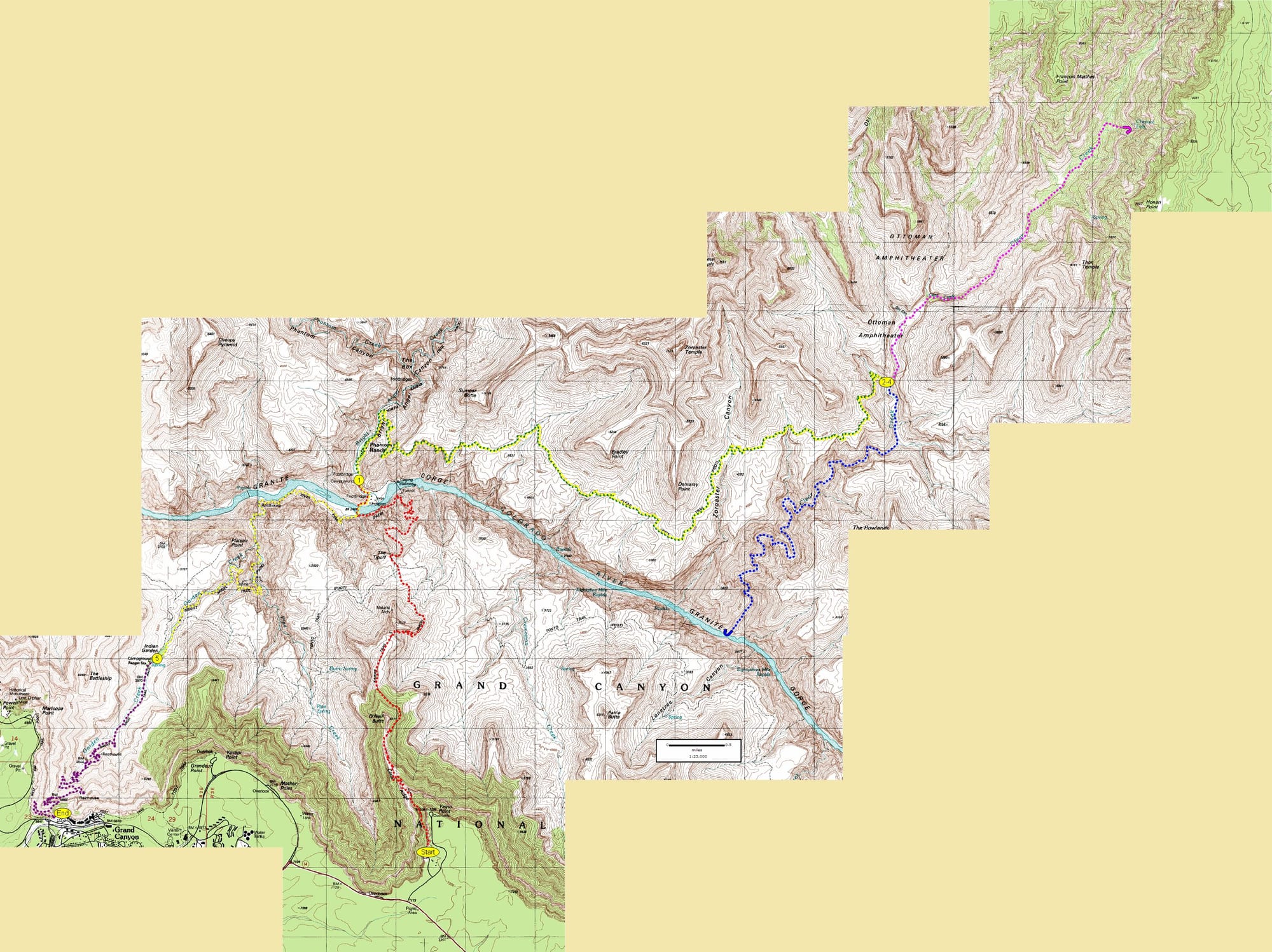 Grand Canyon Map