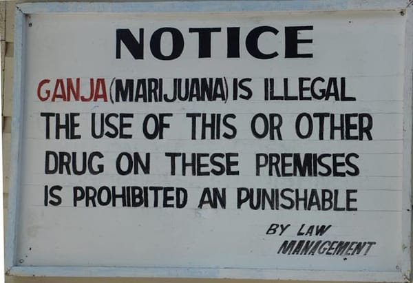 No Ganja Allowed